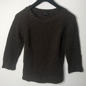 APC crew neck sweater brown womens size XS